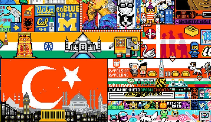 İnternet tarihinin en büyük etkinliği r/place